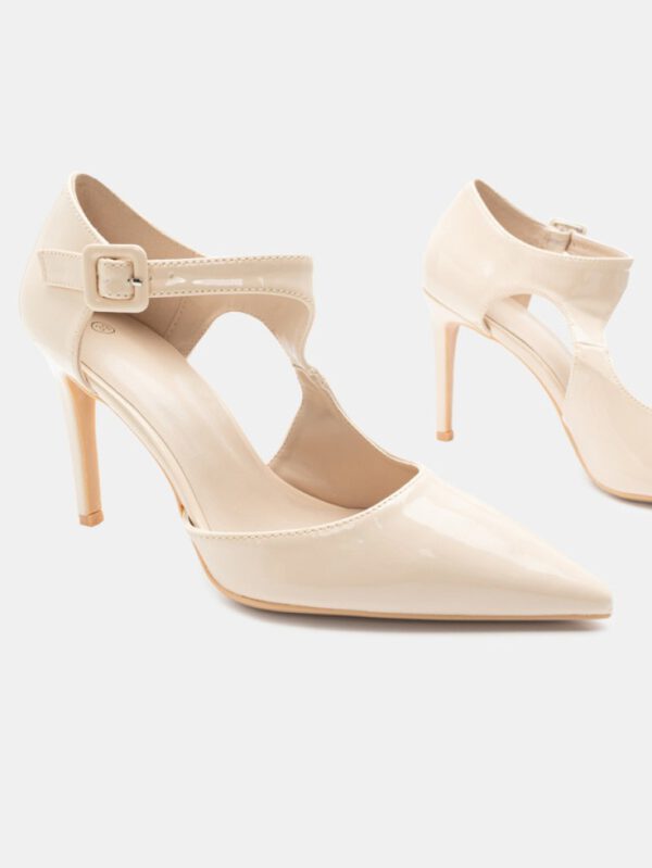 High Heel Pumps mit Knöchelriemchen